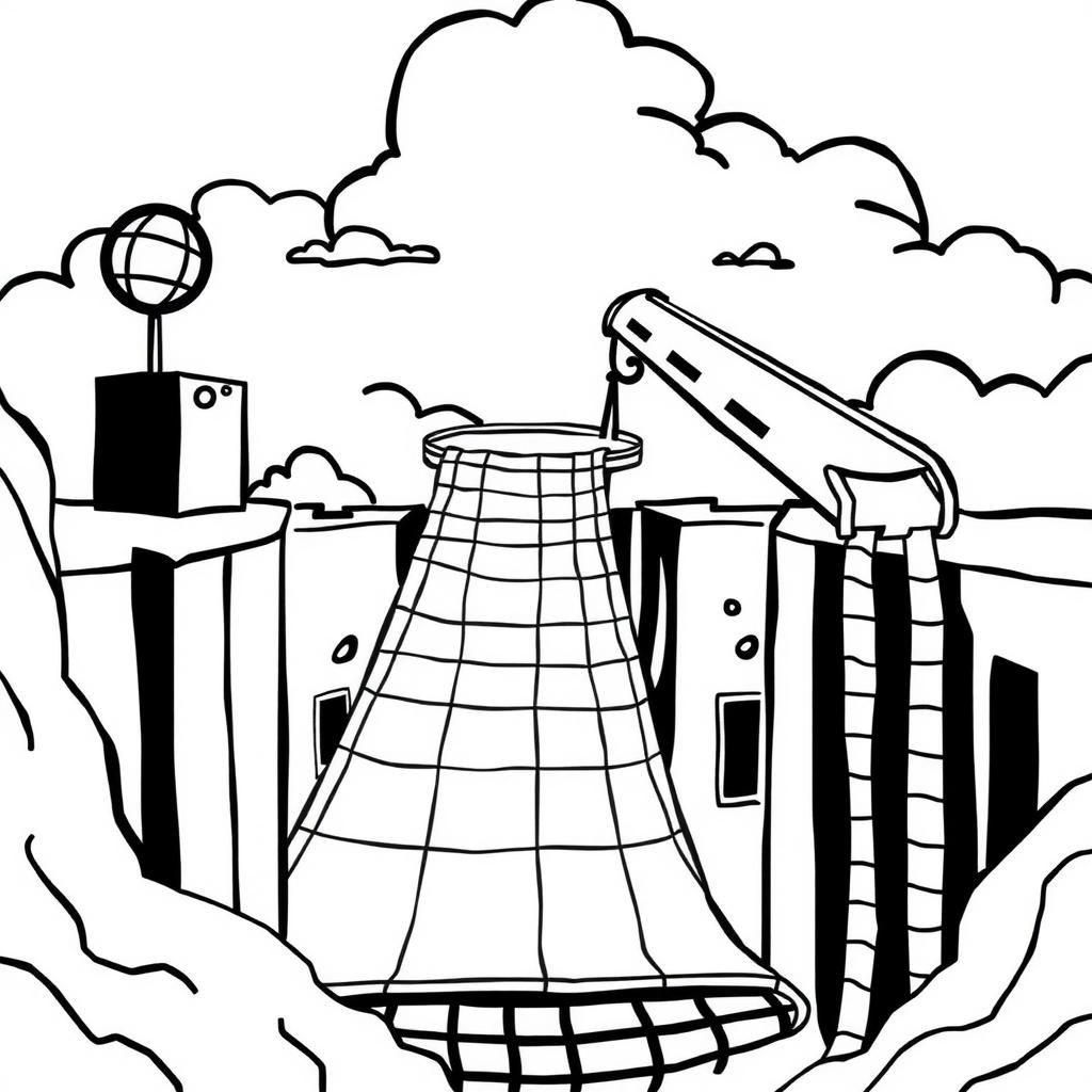 Rescue Slide Coloring Page coloring page