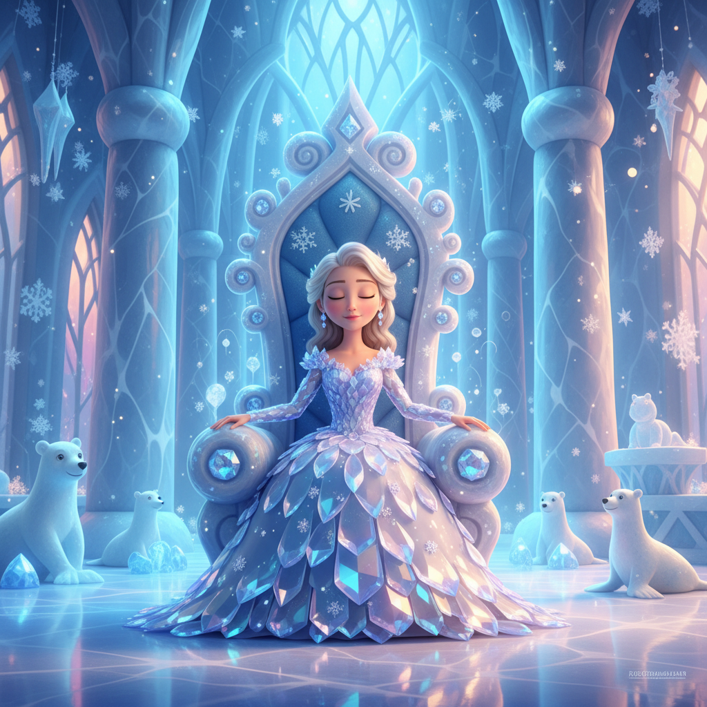 Crystal Throne Princess — Bedtime Story for Kids