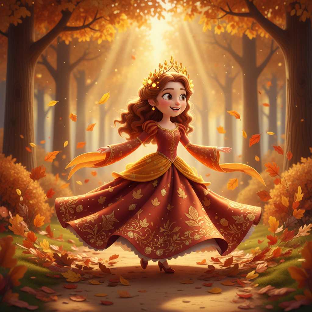Autumn Princess Adventure — Bedtime Story for Kids