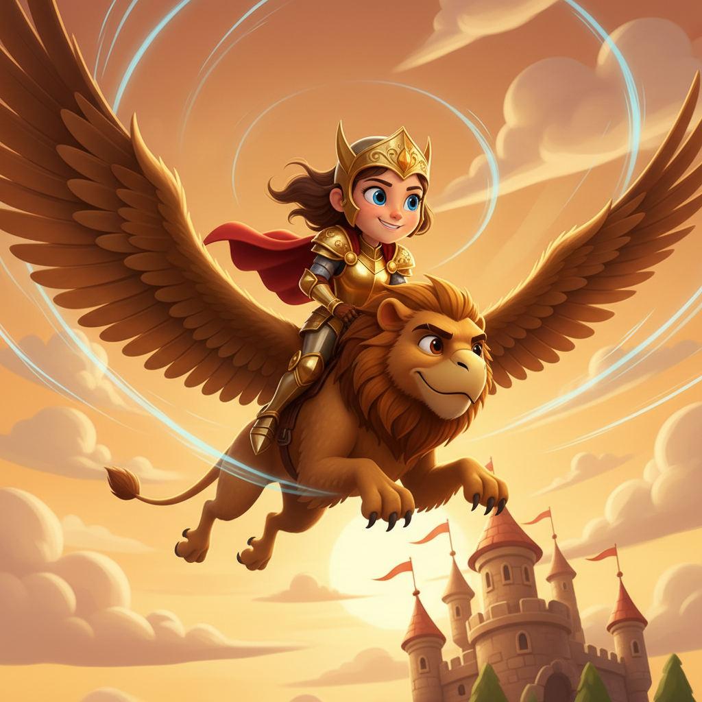 Princess Griffin Mount Adventure — Bedtime Story for Kids