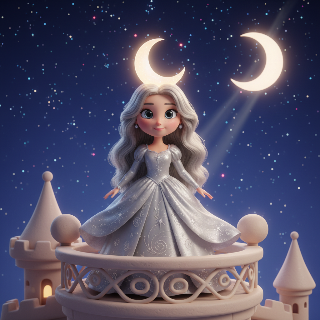 Moon Princess Adventure — Bedtime Story for Kids