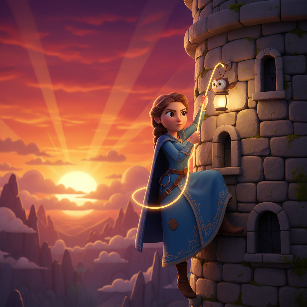 Princess Tower Climb Adventure — Bedtime Story for Kids