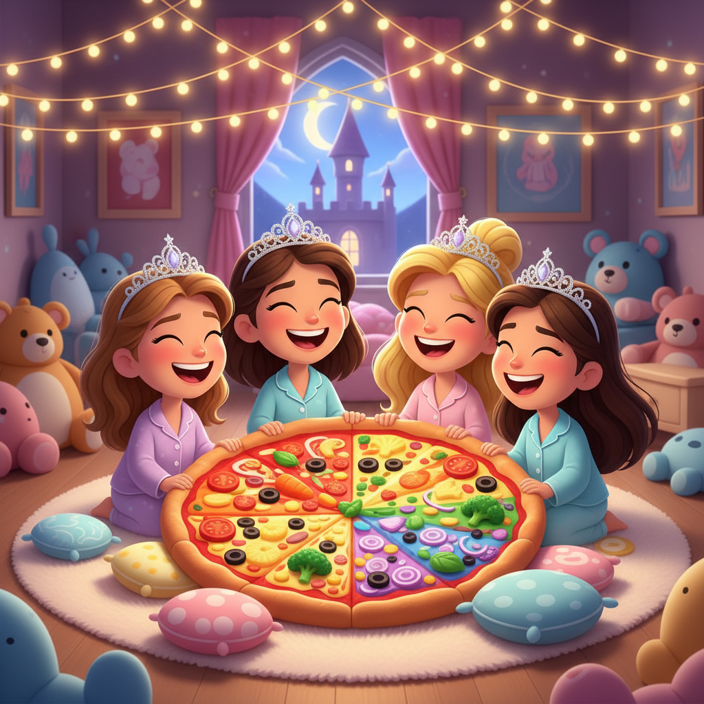 Princesses and Pizza — Bedtime Story for Kids