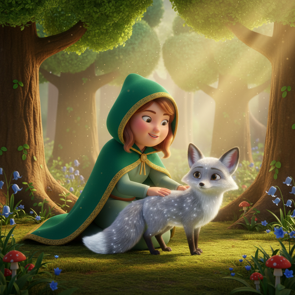 Princess and the Silver Fox — Bedtime Story for Kids