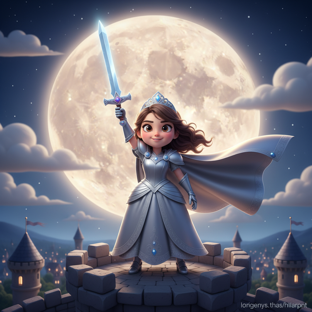 Princess Moonlit Hero — Bedtime Story for Kids