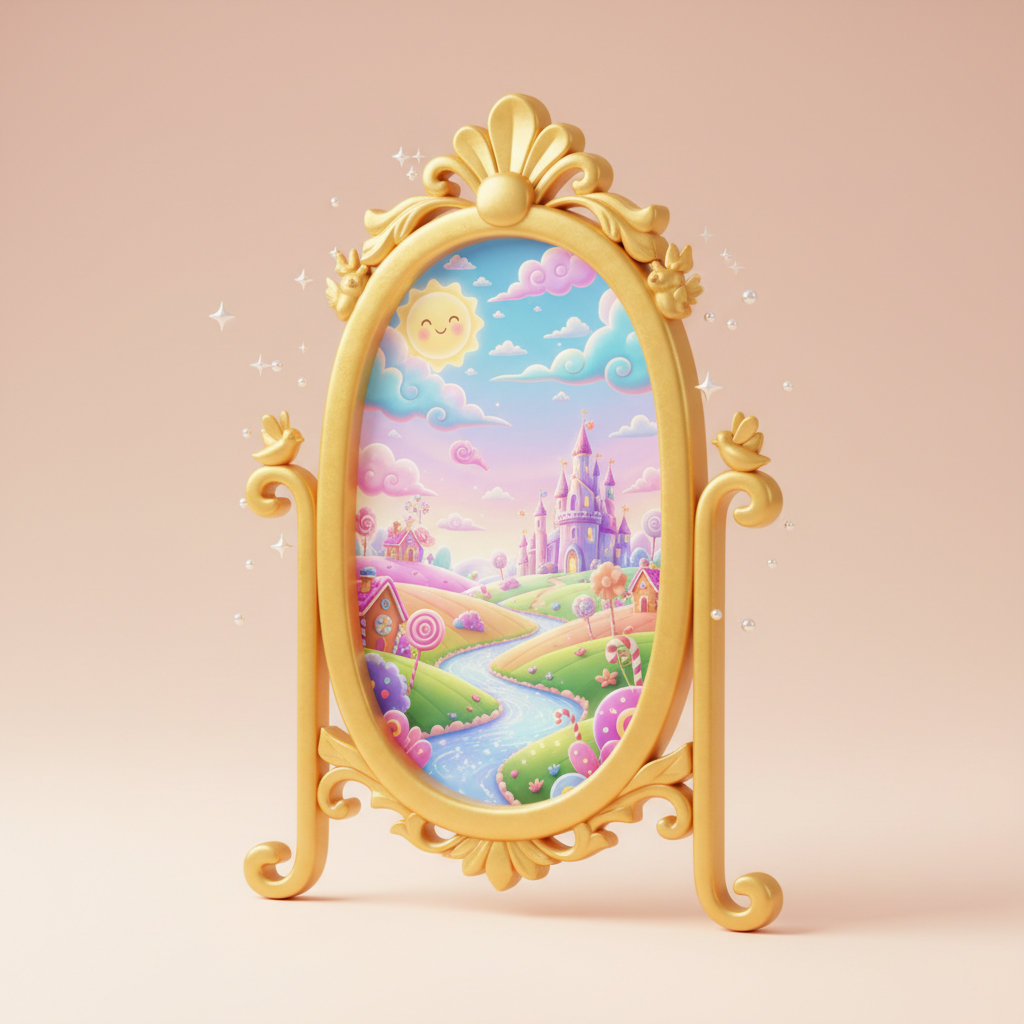 Magic Mirror Adventure — Bedtime Story for Kids