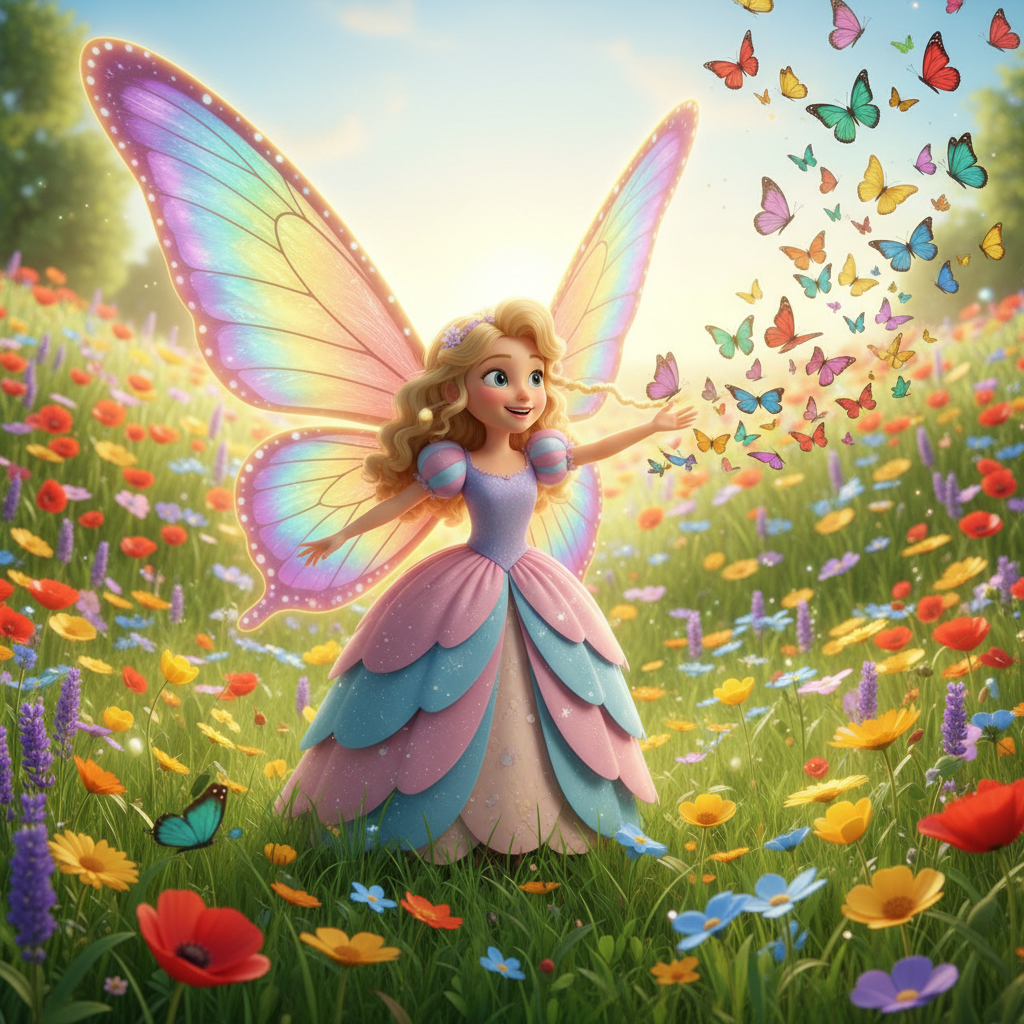 Butterfly Princess Adventure — Bedtime Story for Kids