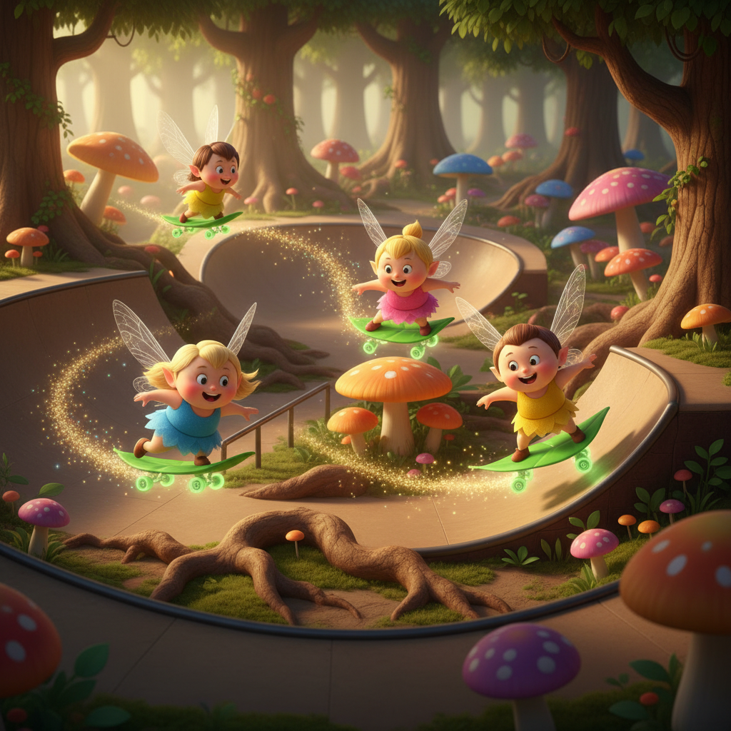 Fairy Skater Adventure — Bedtime Story for Kids