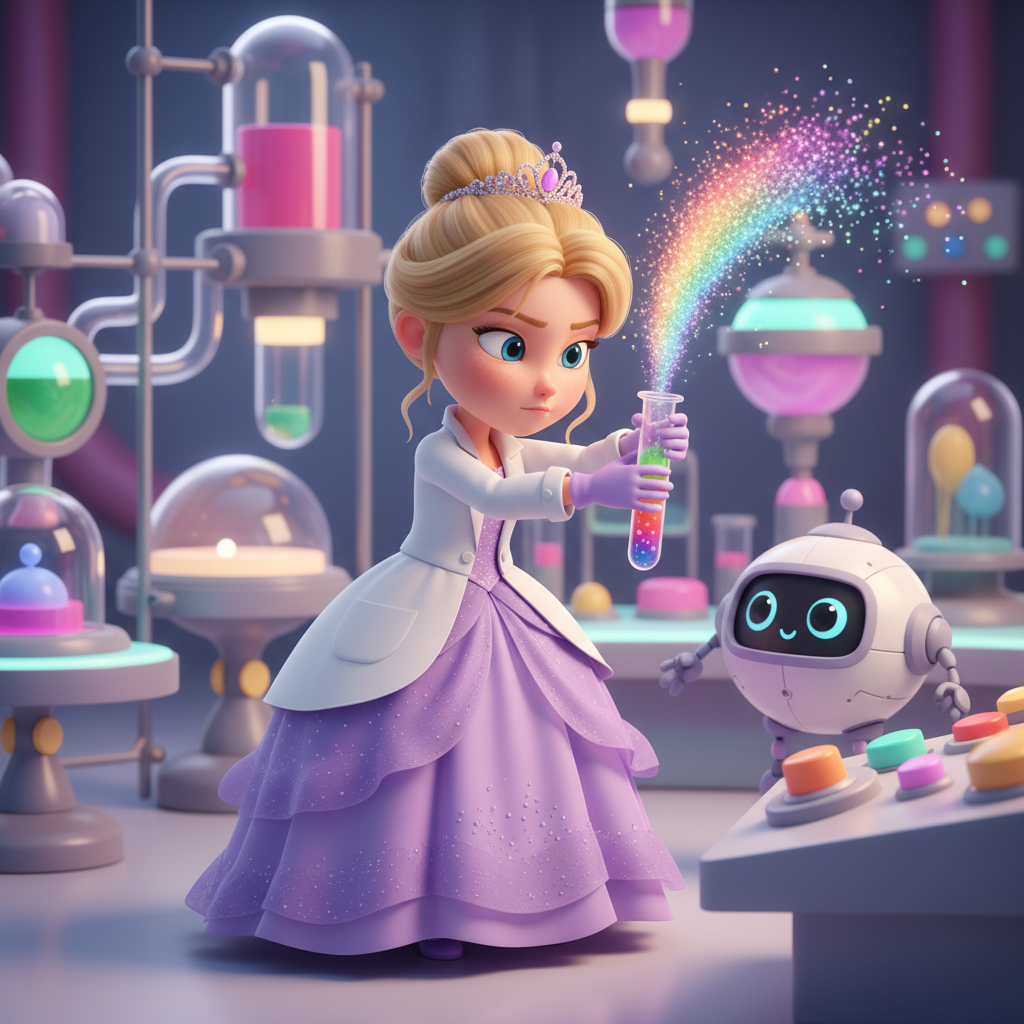 Scientist Princess Adventure — Bedtime Story for Kids