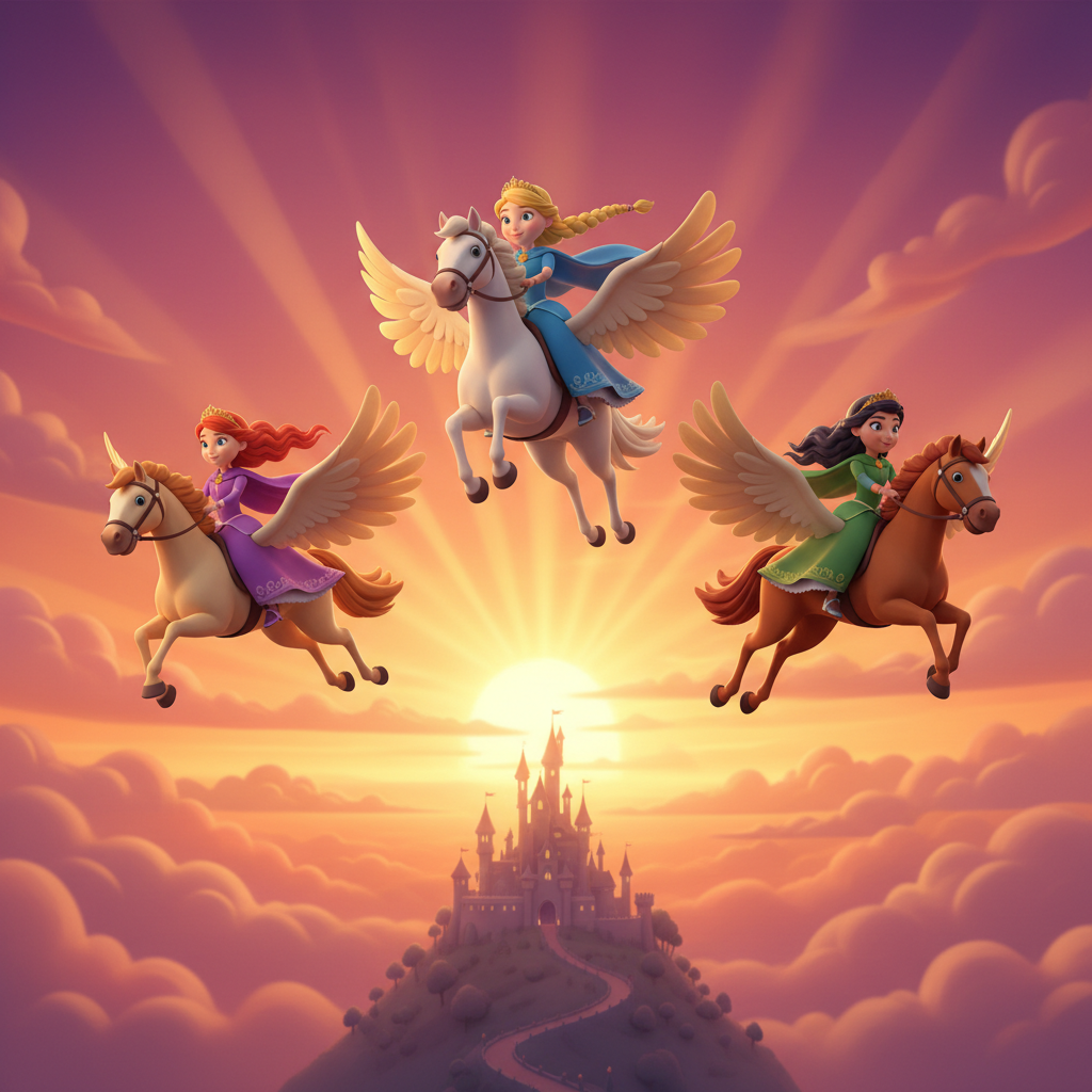 Sunset Flight Adventure — Bedtime Story for Kids