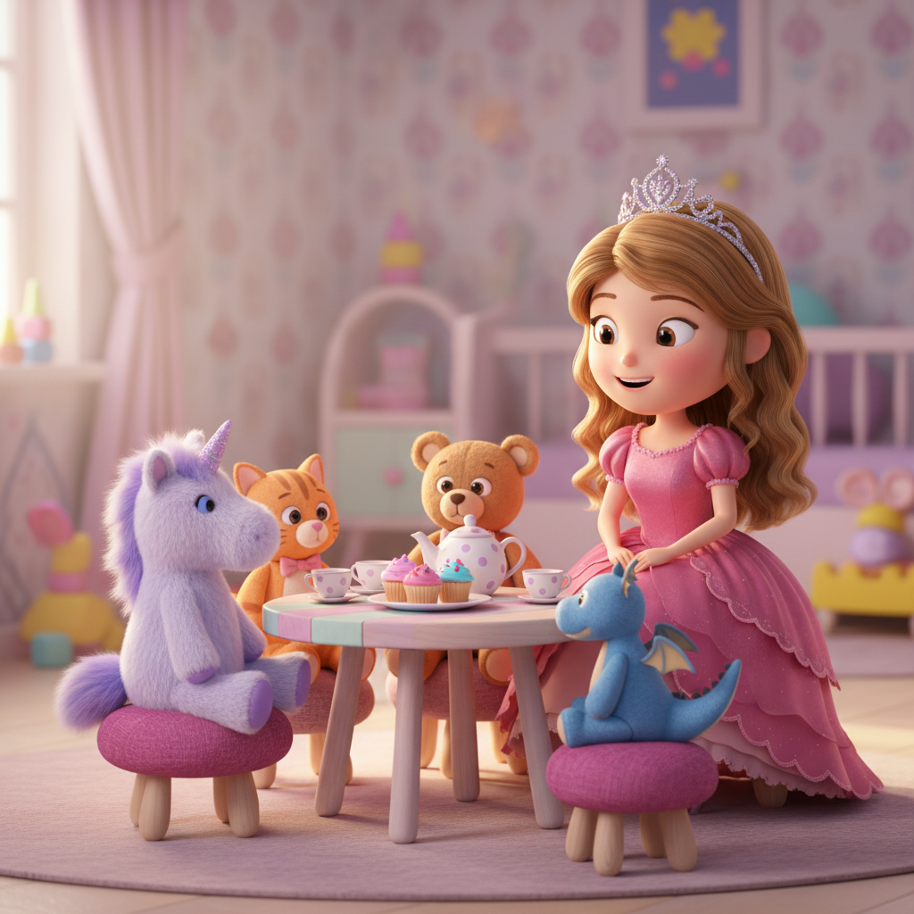 Princess Tea Time Adventure — Bedtime Story for Kids