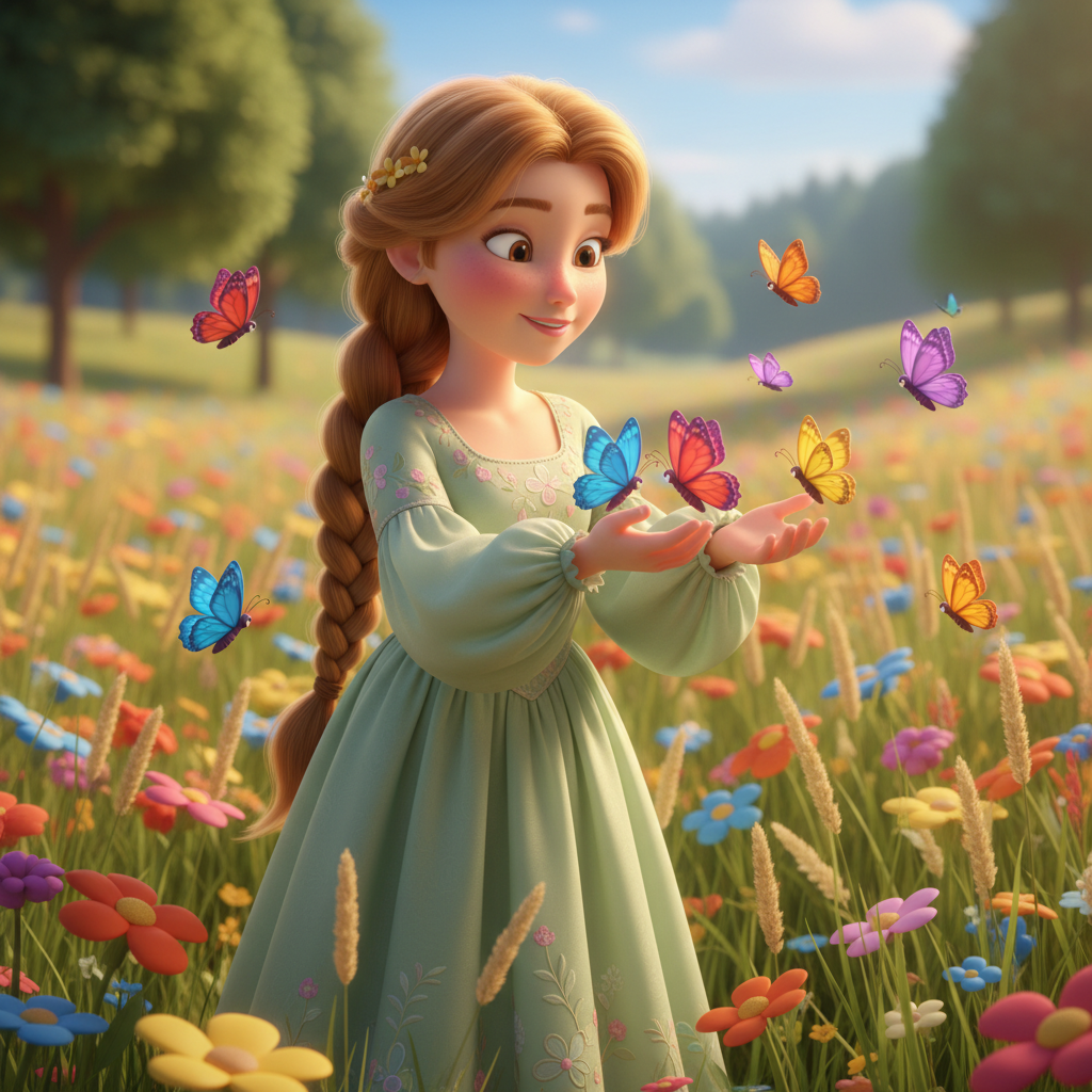 Princess Lila and the Butterflies — Kids Bedtime Story Free to Read