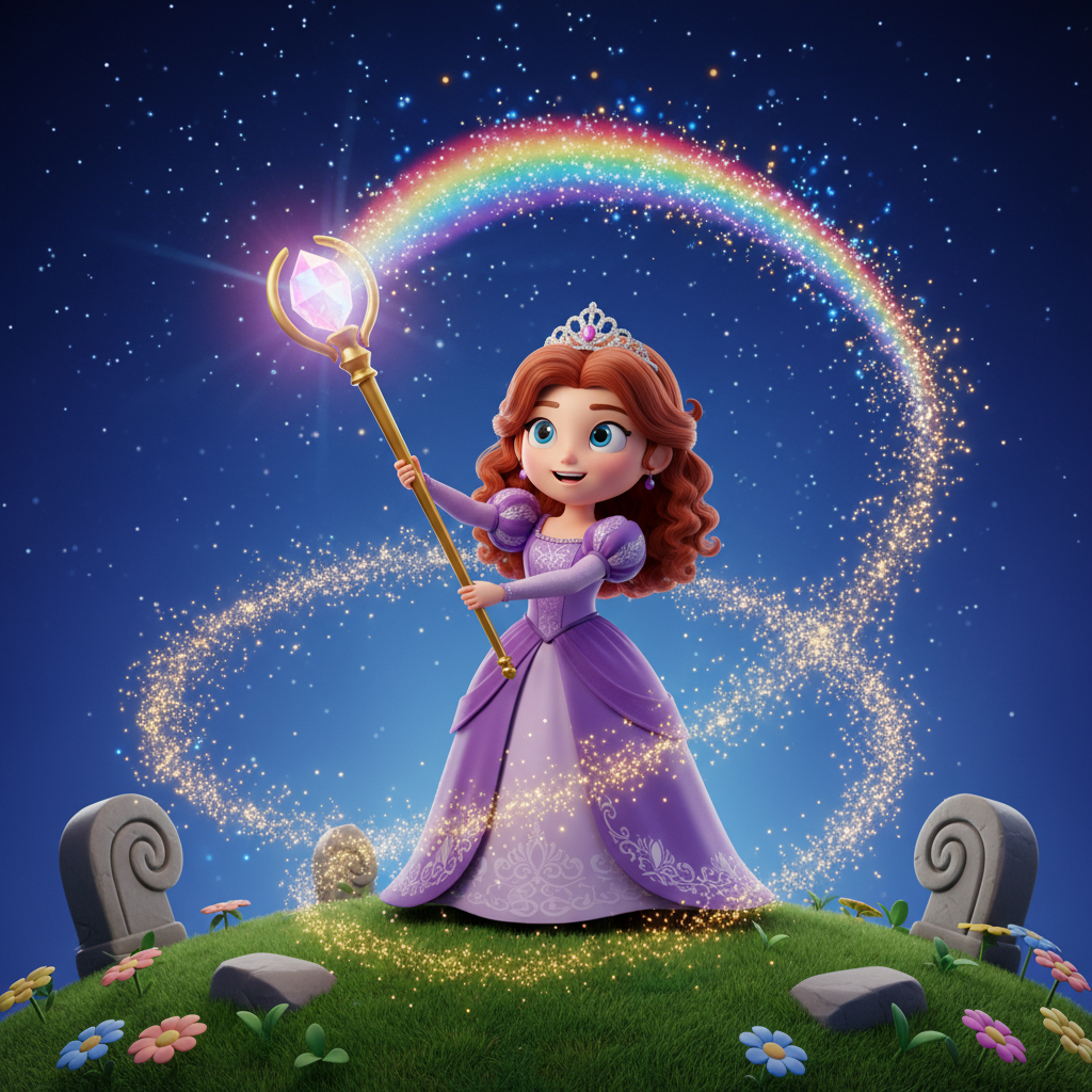 Princess Adventure with Magic Staff — Bedtime Story for Kids