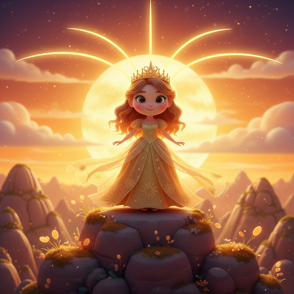 Sun Princess at Dawn — Bedtime Story for Kids