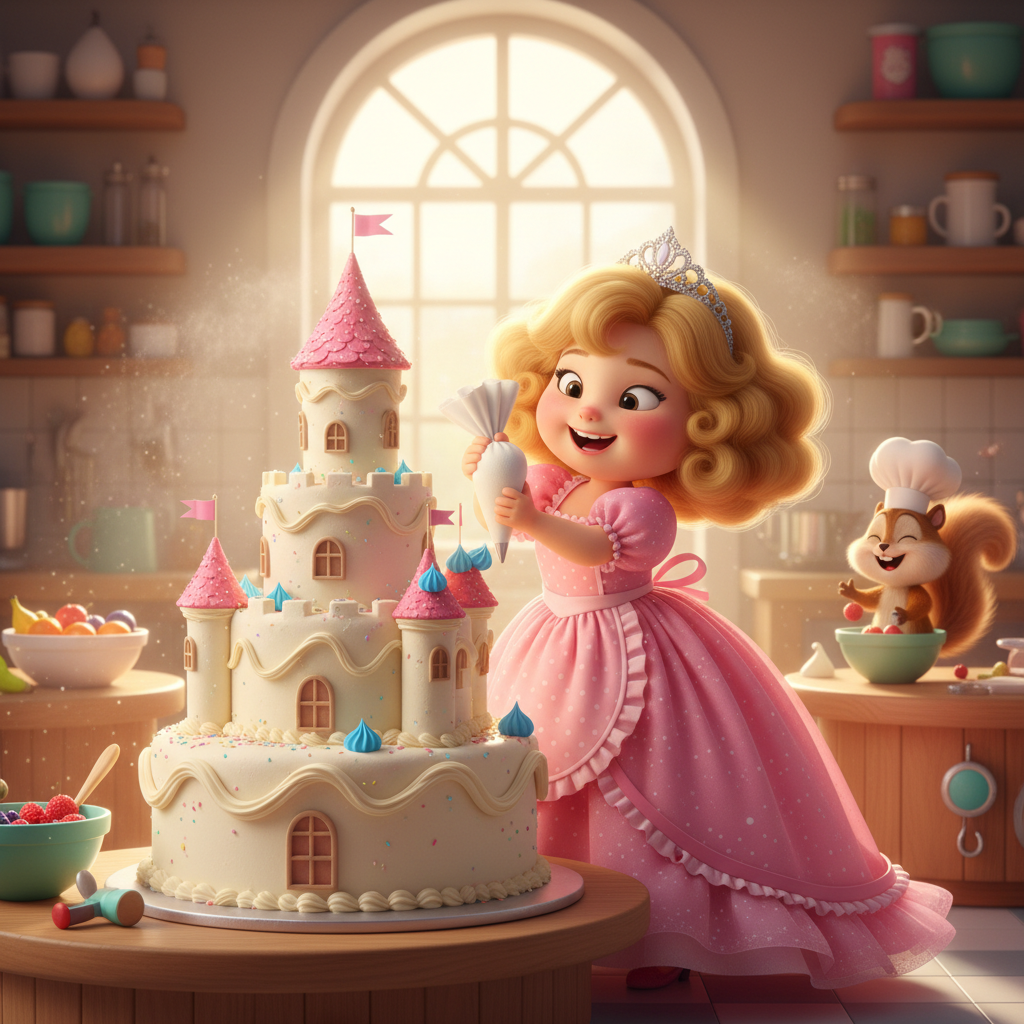 Castle Cake Creation — Bedtime Story for Kids