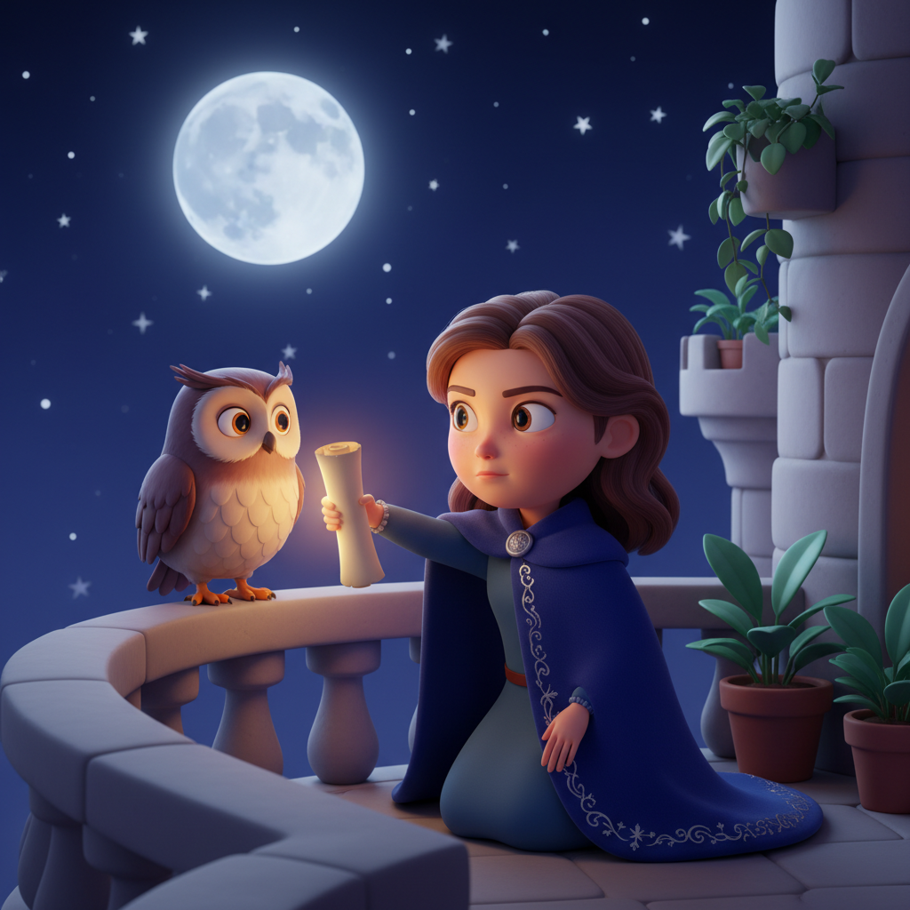 Princess Owl Messenger — Bedtime Story for Kids