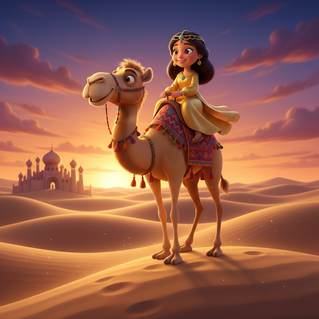 Desert Princess Journey — Kids Bedtime Story Free to Read