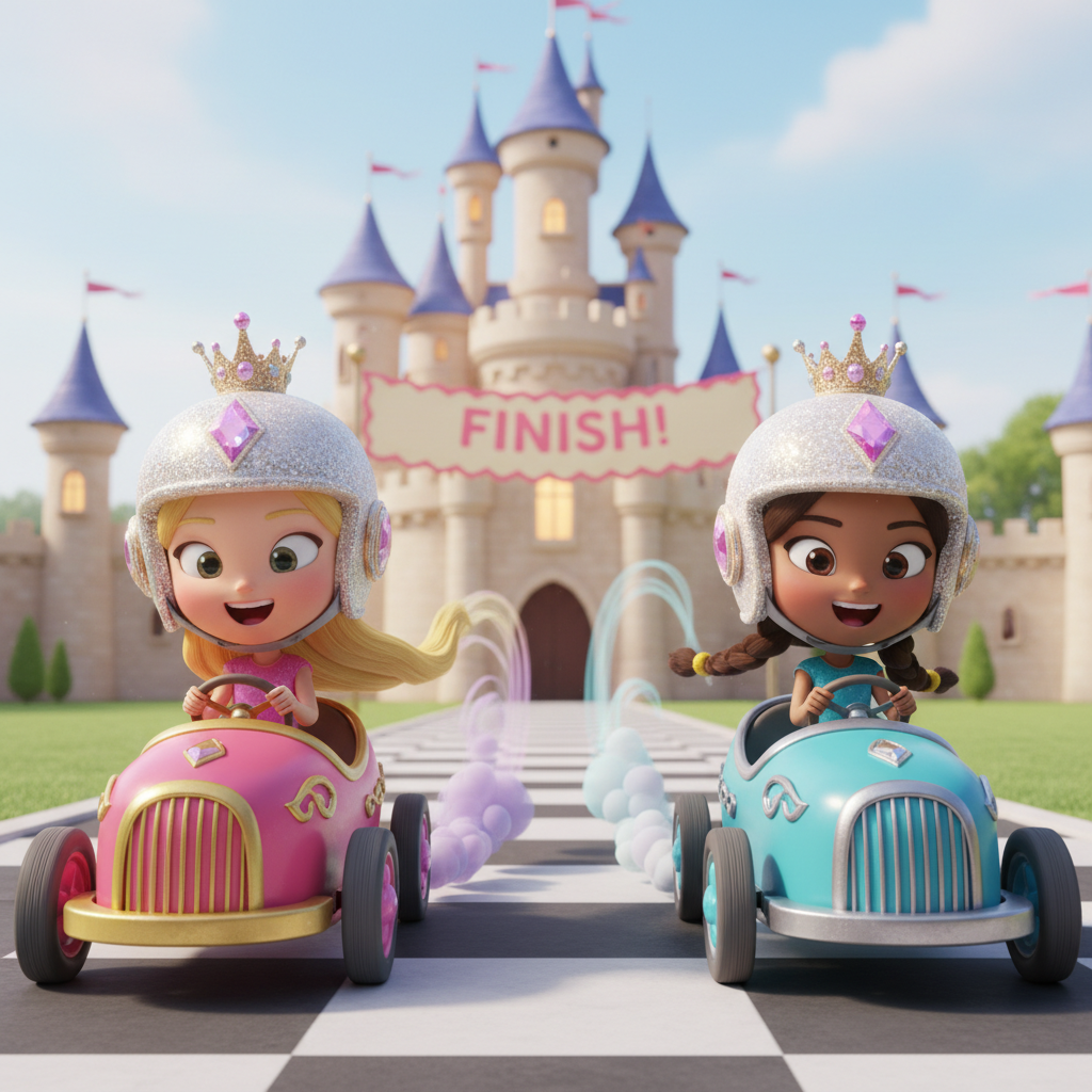 Princess Race Showdown — Kids Bedtime Story Free to Read