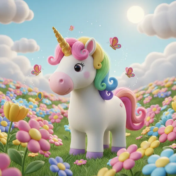 Rainbow Mane Meadow — Free Printable Coloring Page for Kids