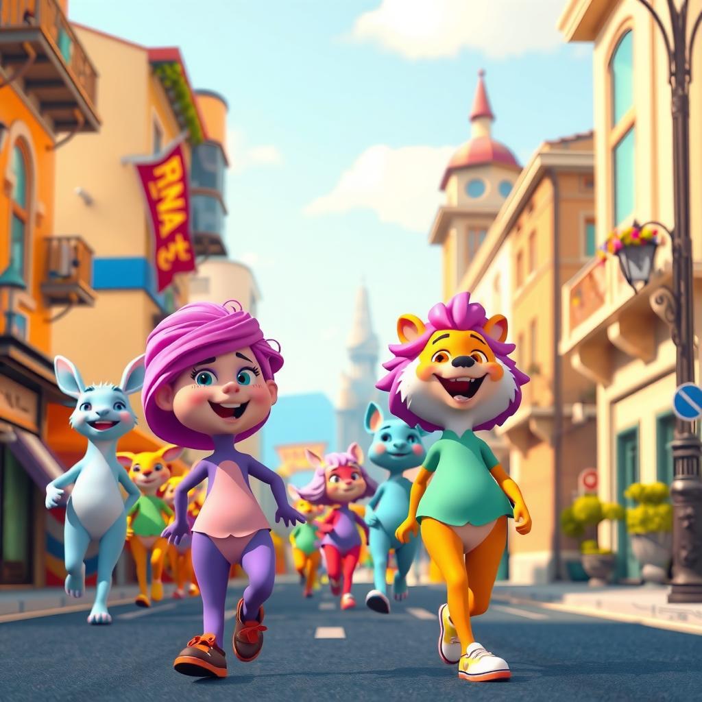 Colour Parade Coloring Page