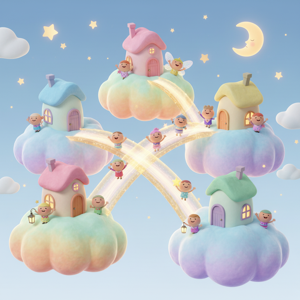 Cloudy Friendship Adventure — Unicorn Bedtime Story for Kids