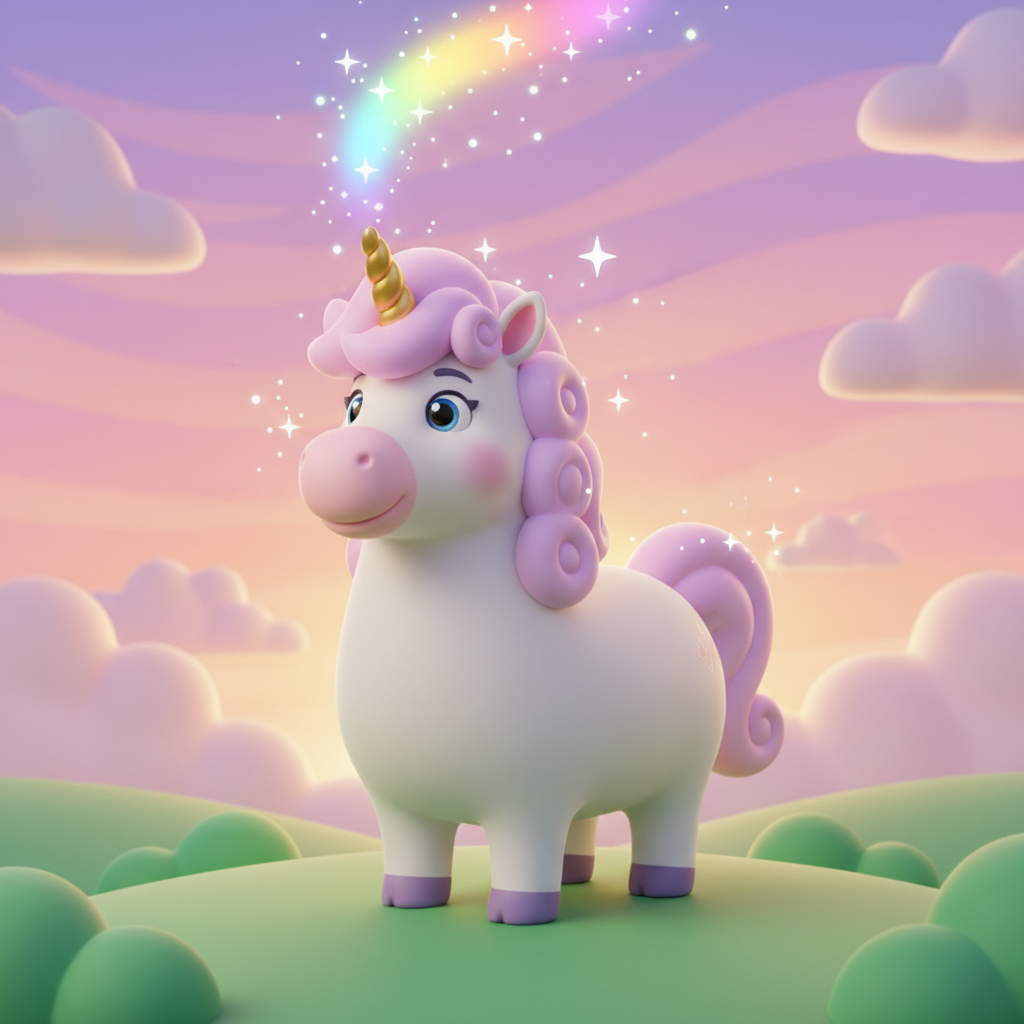 Rainbow Horn Adventure — Unicorn Bedtime Story for Kids