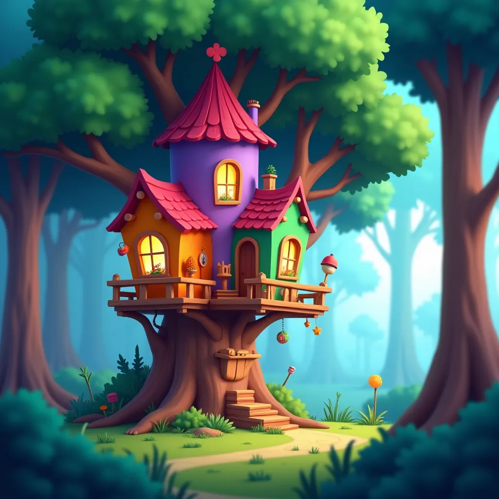 Rainbow Archipelago Coloring Page