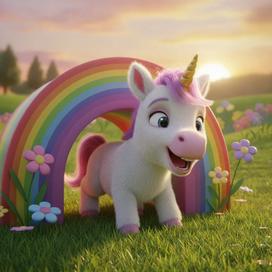 Diese bezaubernde Einhornszene hat große Bereiche wie den Himmel und die Wiese, die für kleine Kinder einfach zu malen sind. Der Regenbogen und die Blumen bieten eine lustige Herausforderung für ältere Kinder.