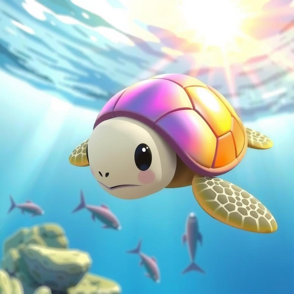 Prism Sea Turtle Coloring Page