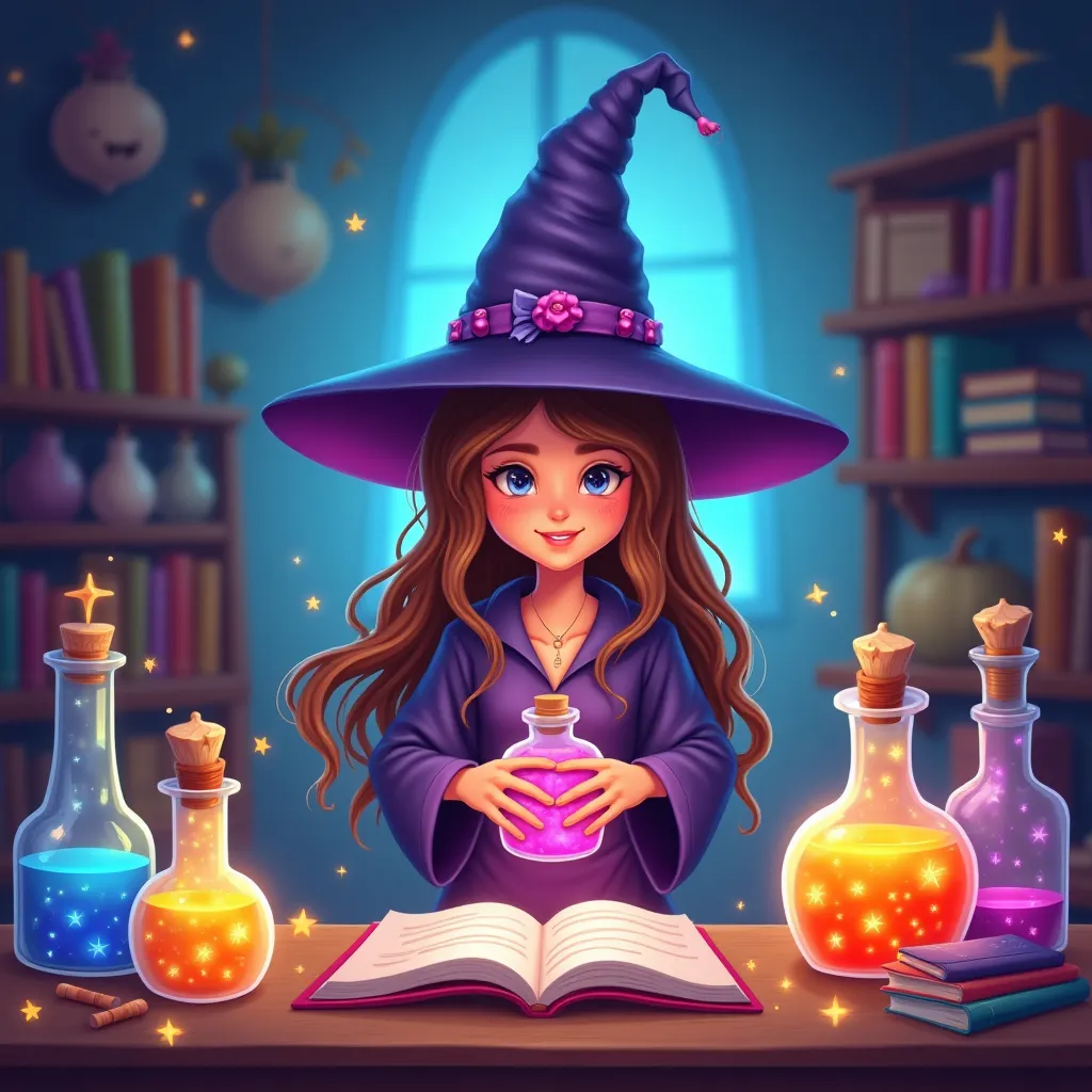 Colour Potion Coloring Page