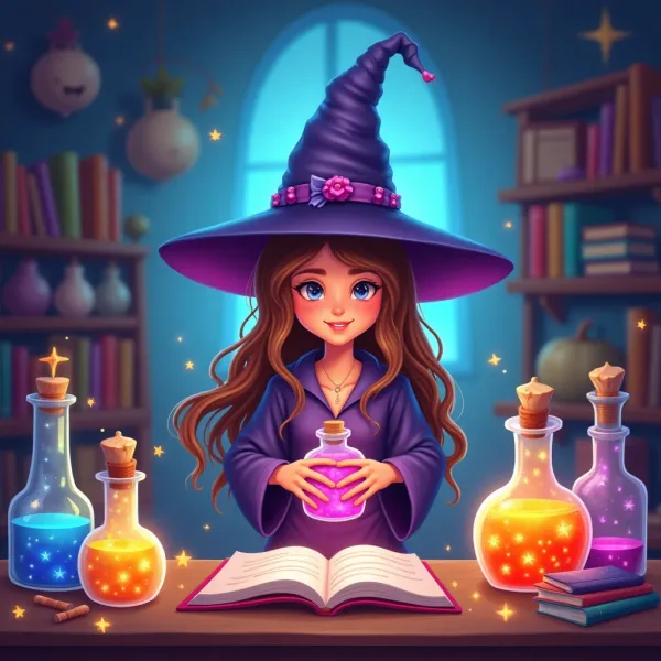 Colour Potion Coloring Page