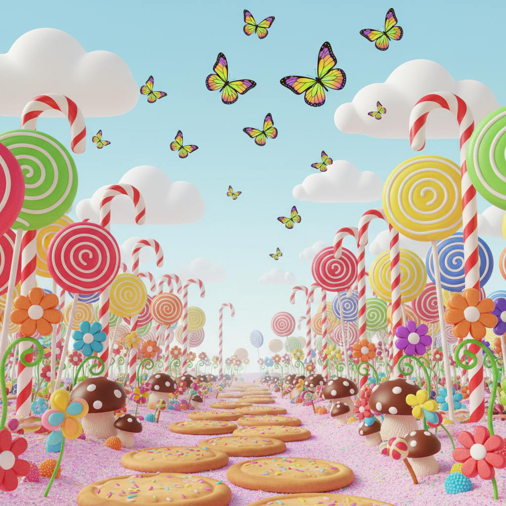 Candy Meadow Quest — Unicorn Bedtime Story for Kids