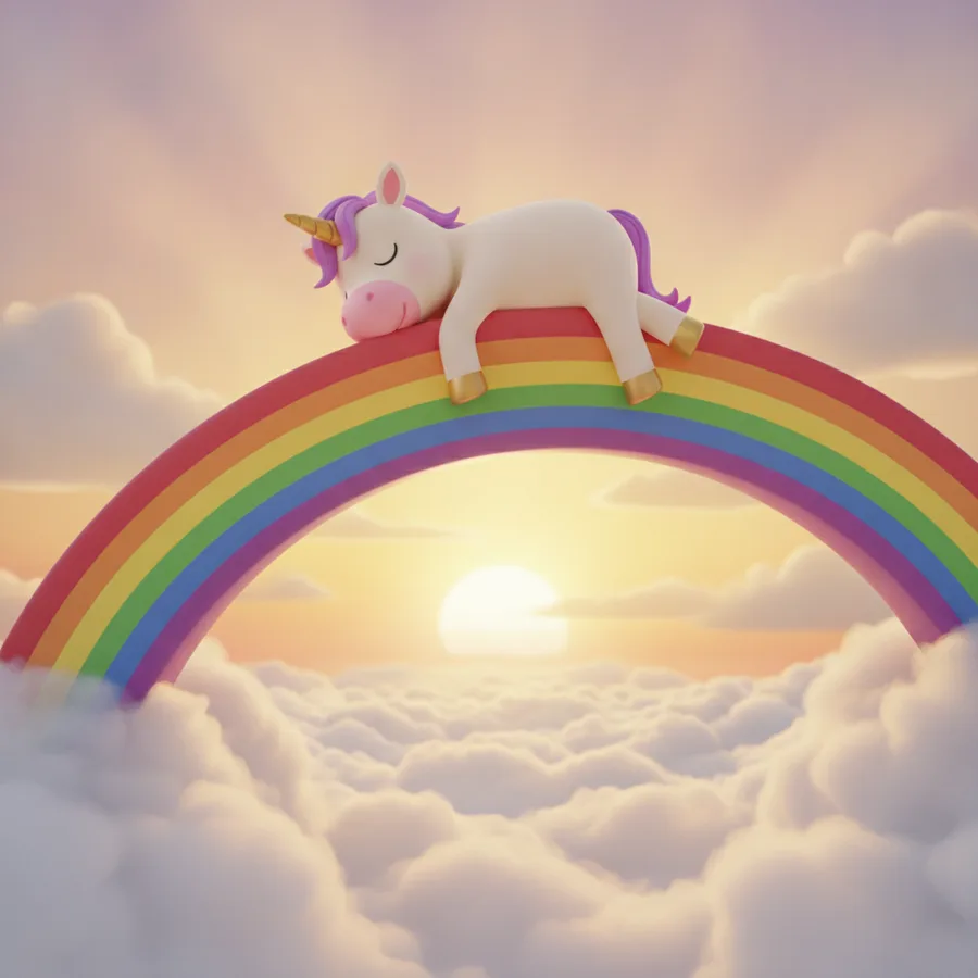 Dieses bezaubernde Ausmalbild zeigt ein süßes Einhorn, das auf einem lebhaften Regenbogen ruht. Die Wolken sind leicht zu kolorieren, während die Details des Einhorns eine spaßige Herausforderung bieten.
