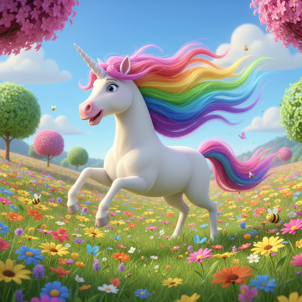 Rainbow Mane Gallop — Unicorn Bedtime Story for Kids