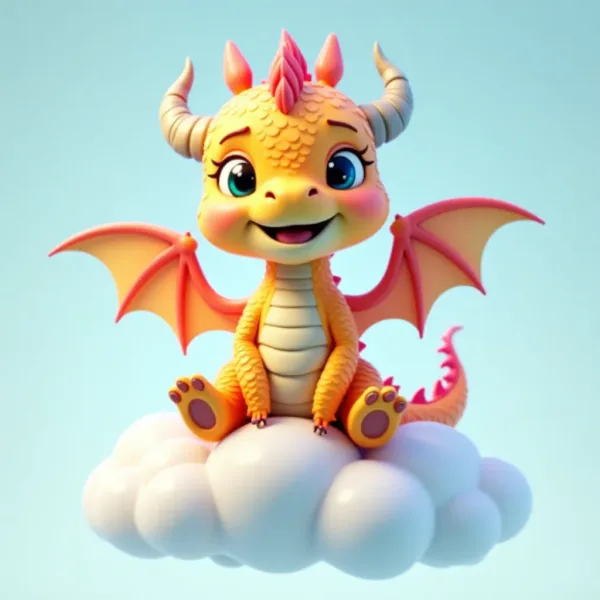Colorful Cloud Adventure — Free Coloring Page for Kids