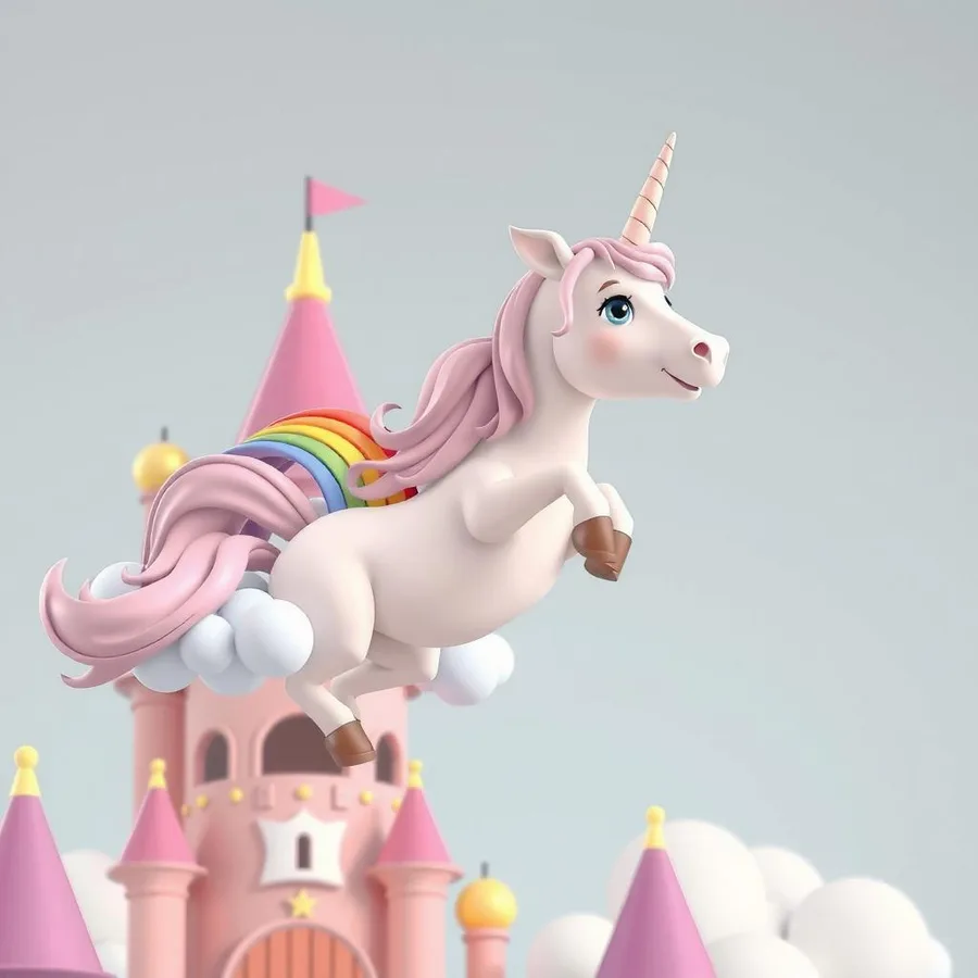 Fluffy Cloud Leaps — Free Coloring Page for Kids