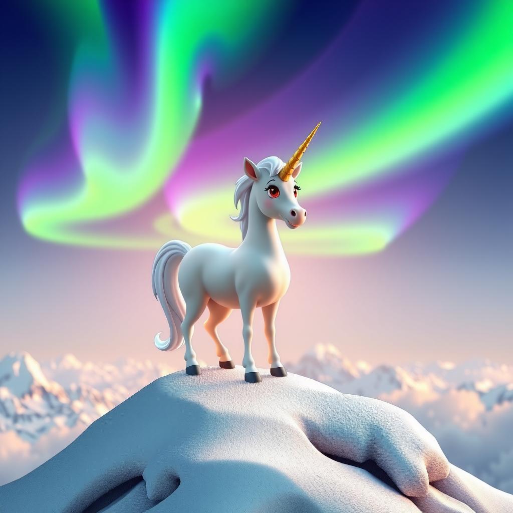 Aurora Adventure with a Silver Unicorn — Unicorn Bedtime Story for Kids