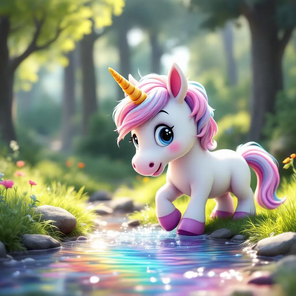 Rainbow Unicorn Stream — Bedtime Story for Kids