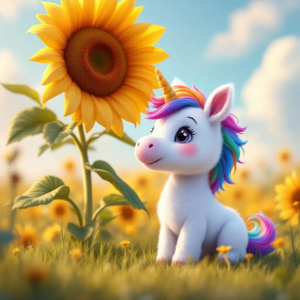 Baby Unicorn Flowers — Bedtime Story for Kids