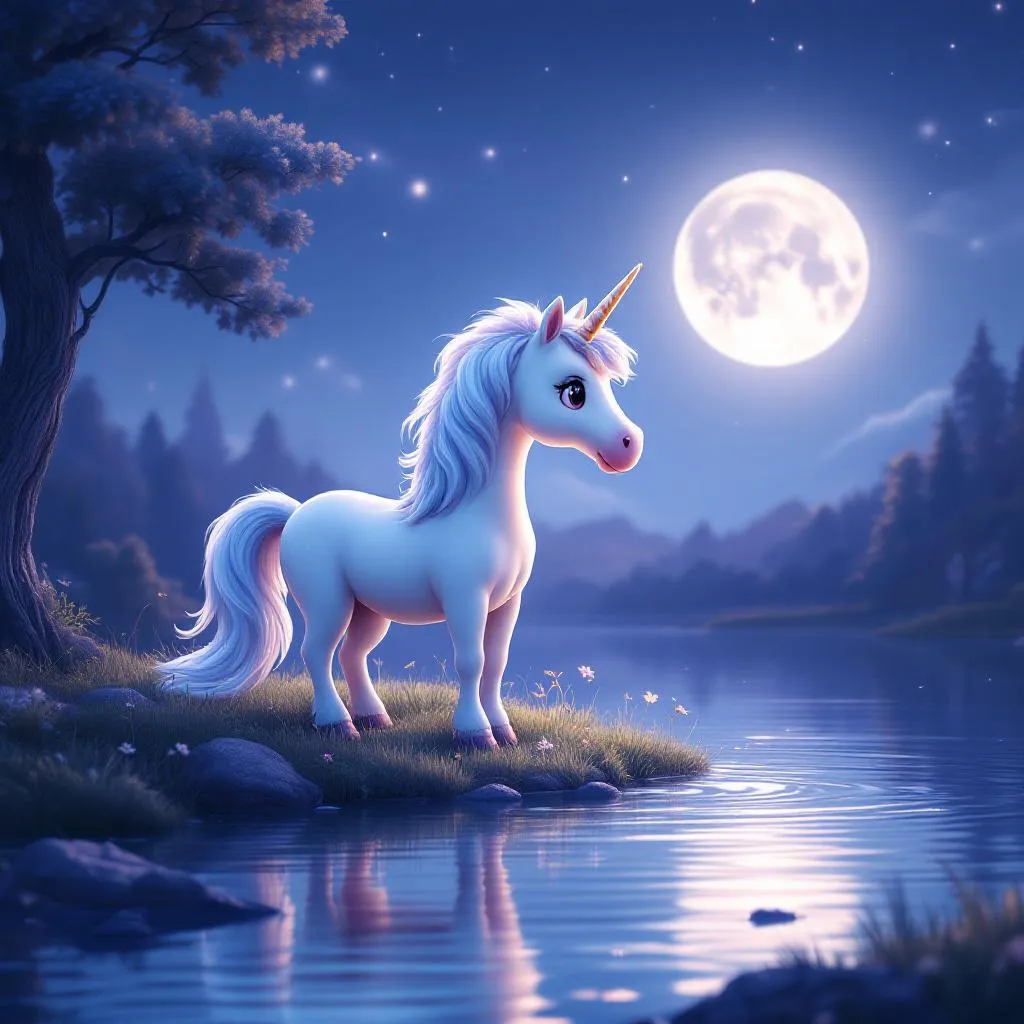 Moonlight Unicorn — Bedtime Story for Kids