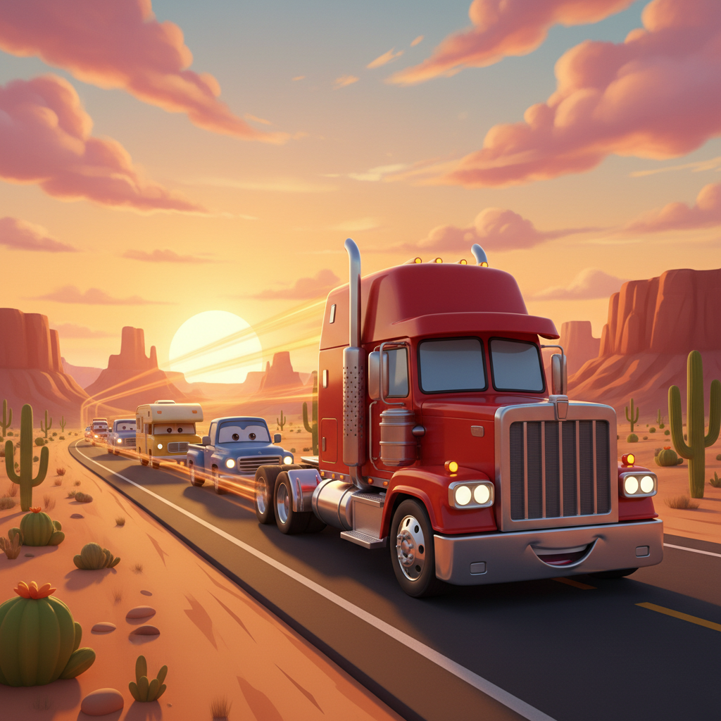Rusty's Desert Convoy — Bedtime Story for Kids