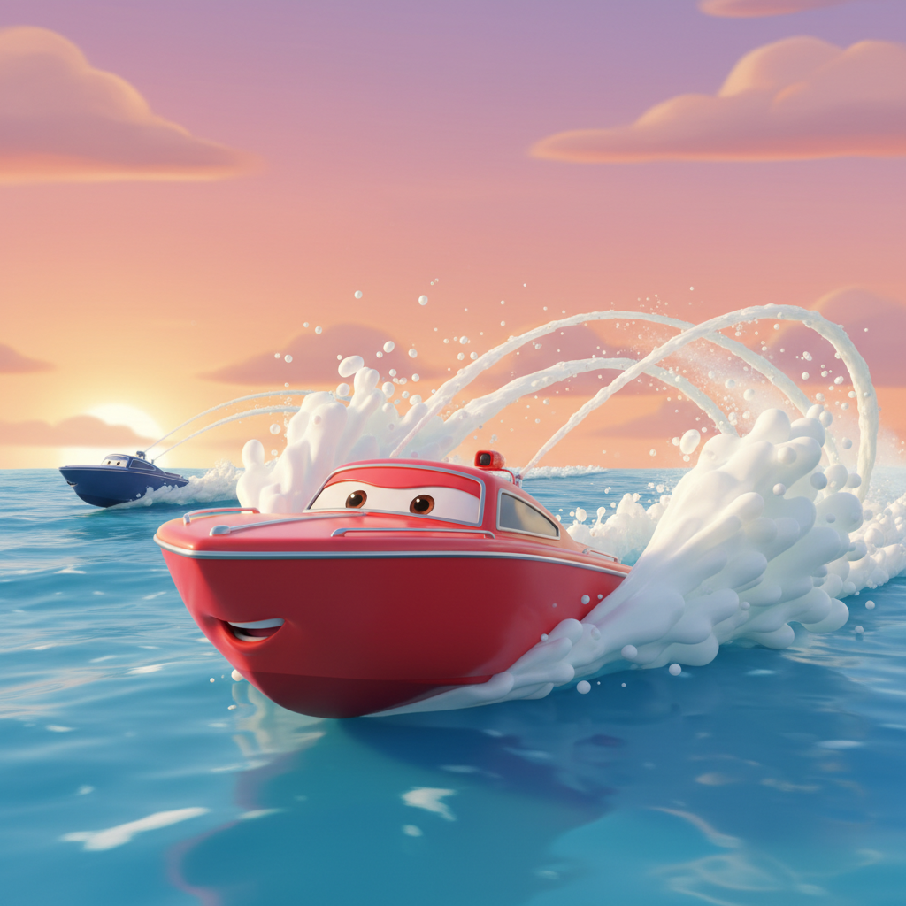 Speedy Ocean Race — Bedtime Story for Kids