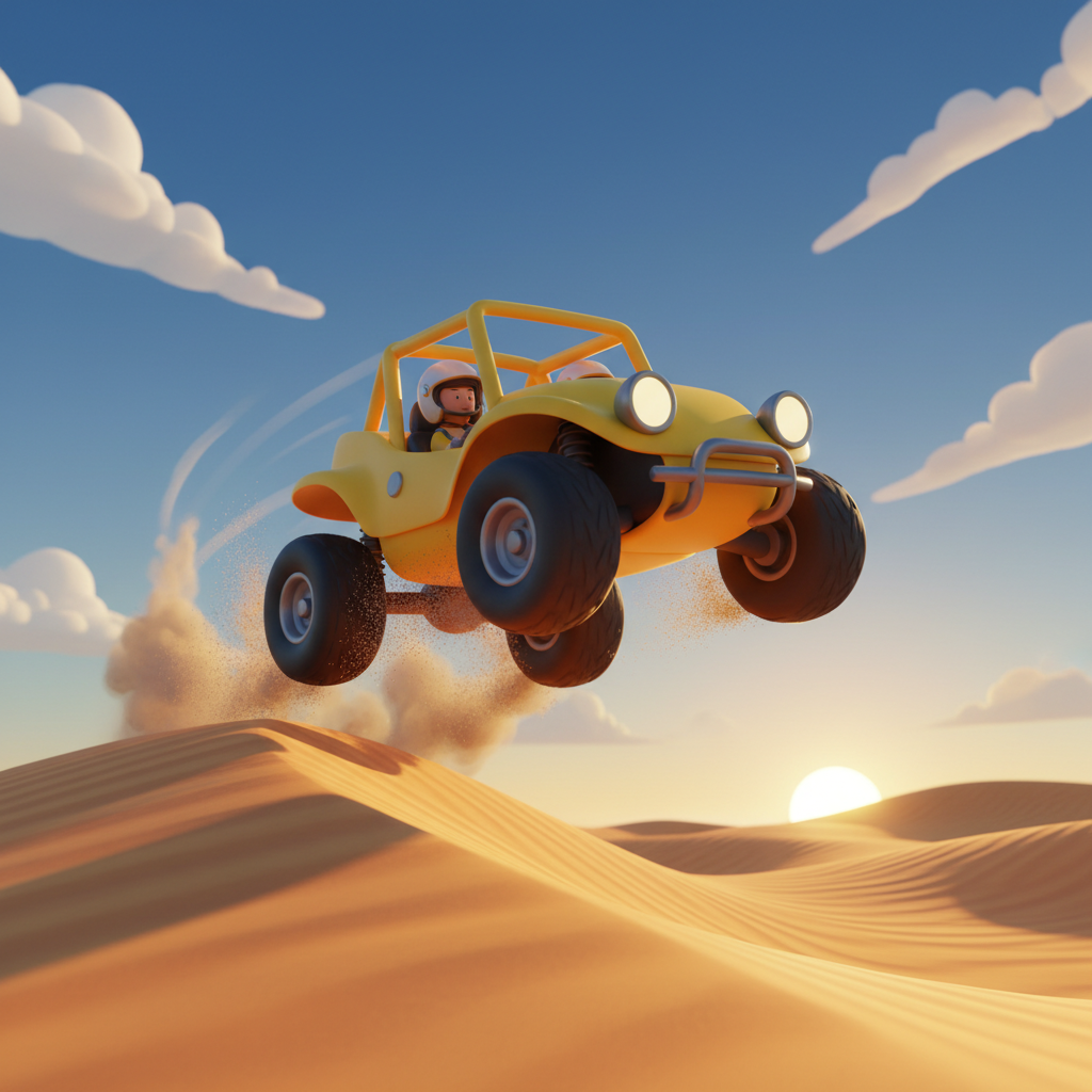 Dune Buggy Adventure — Bedtime Story for Kids