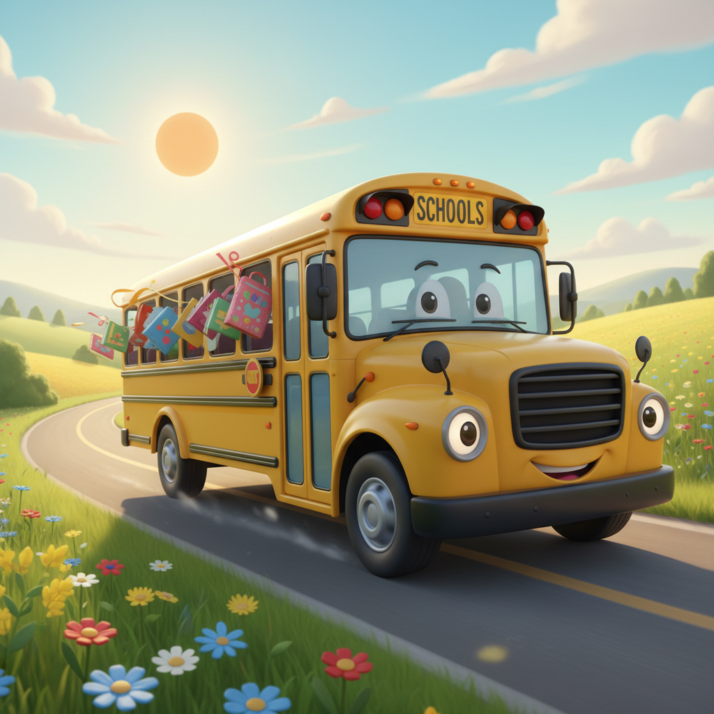 Benny the Happy Bus — Bedtime Story for Kids