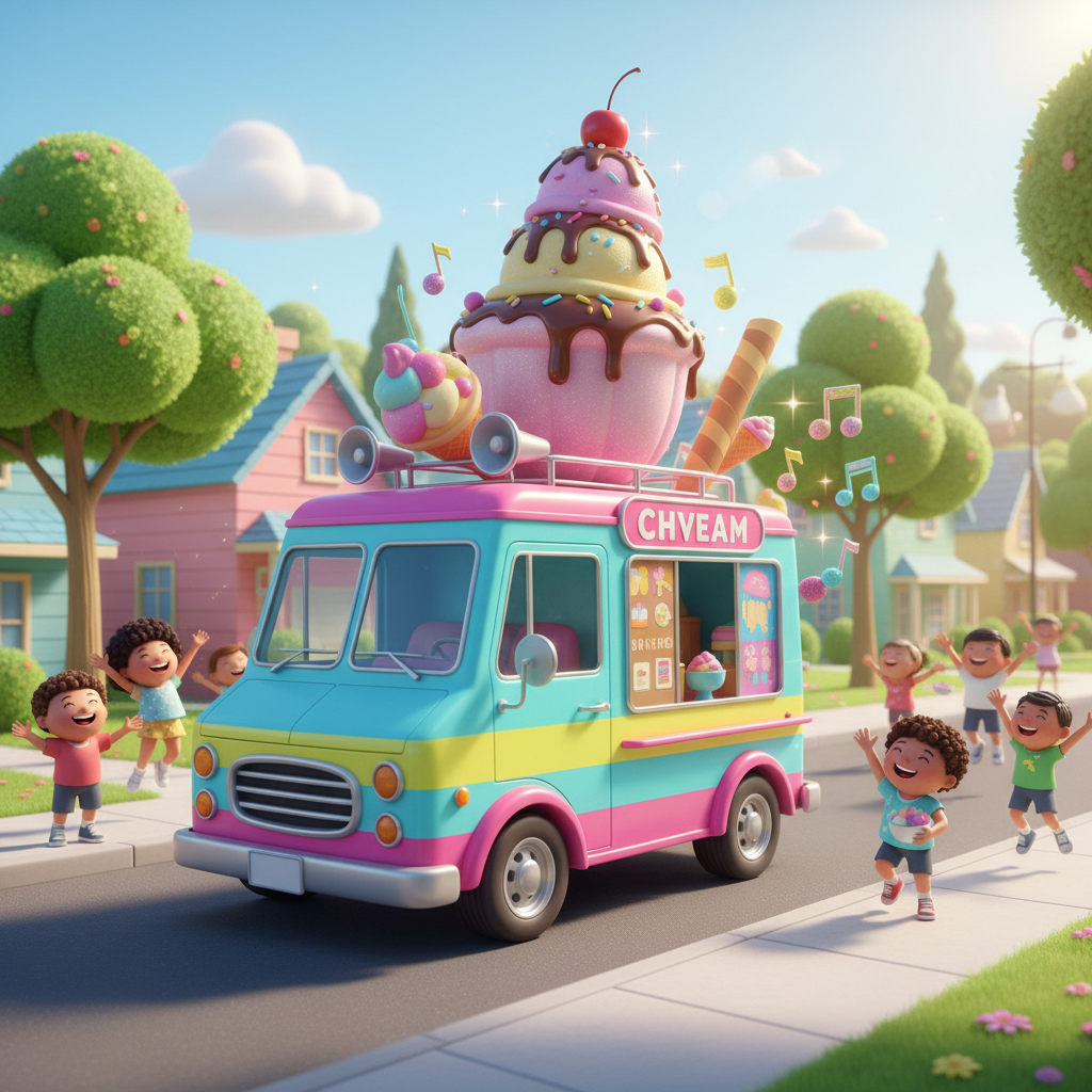 Sunny Ice Cream Adventure — Bedtime Story for Kids