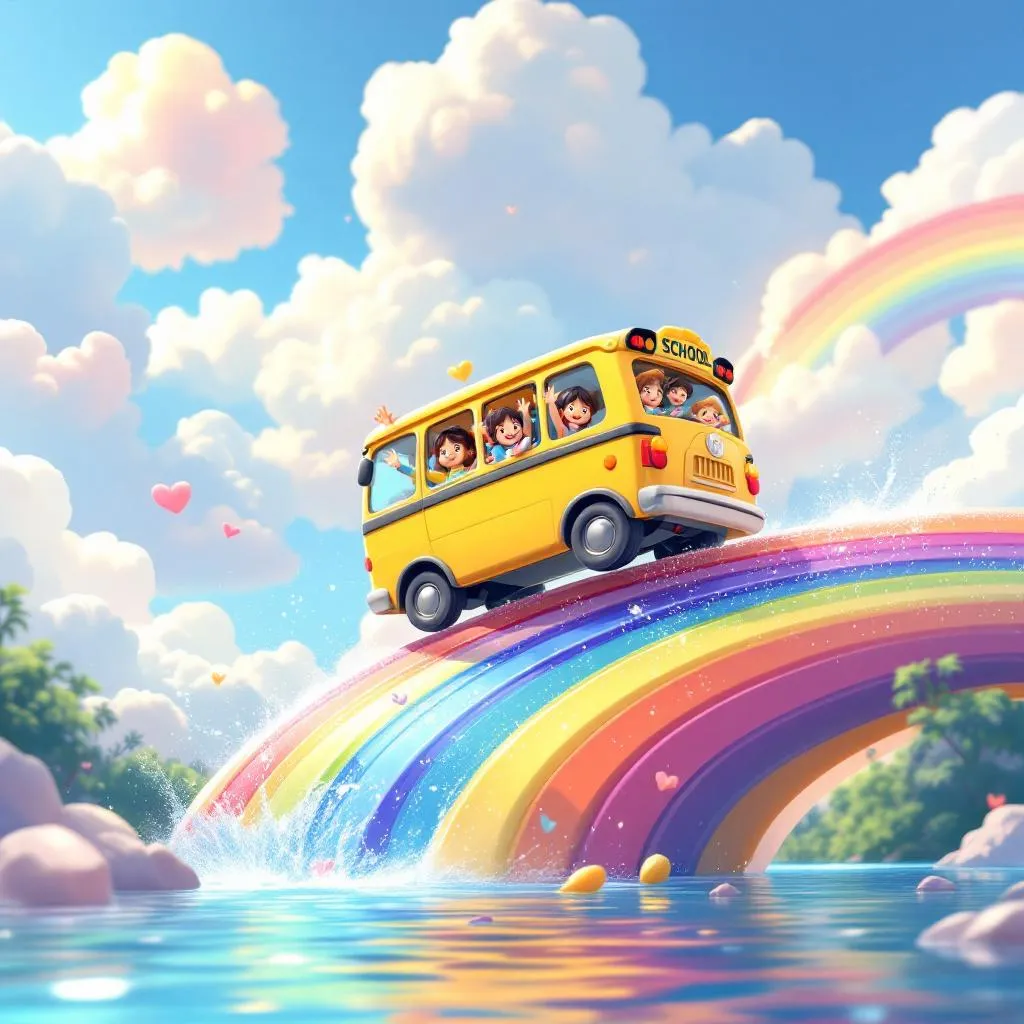 Bright Yellow School Bus — Bedtime Story for Kids