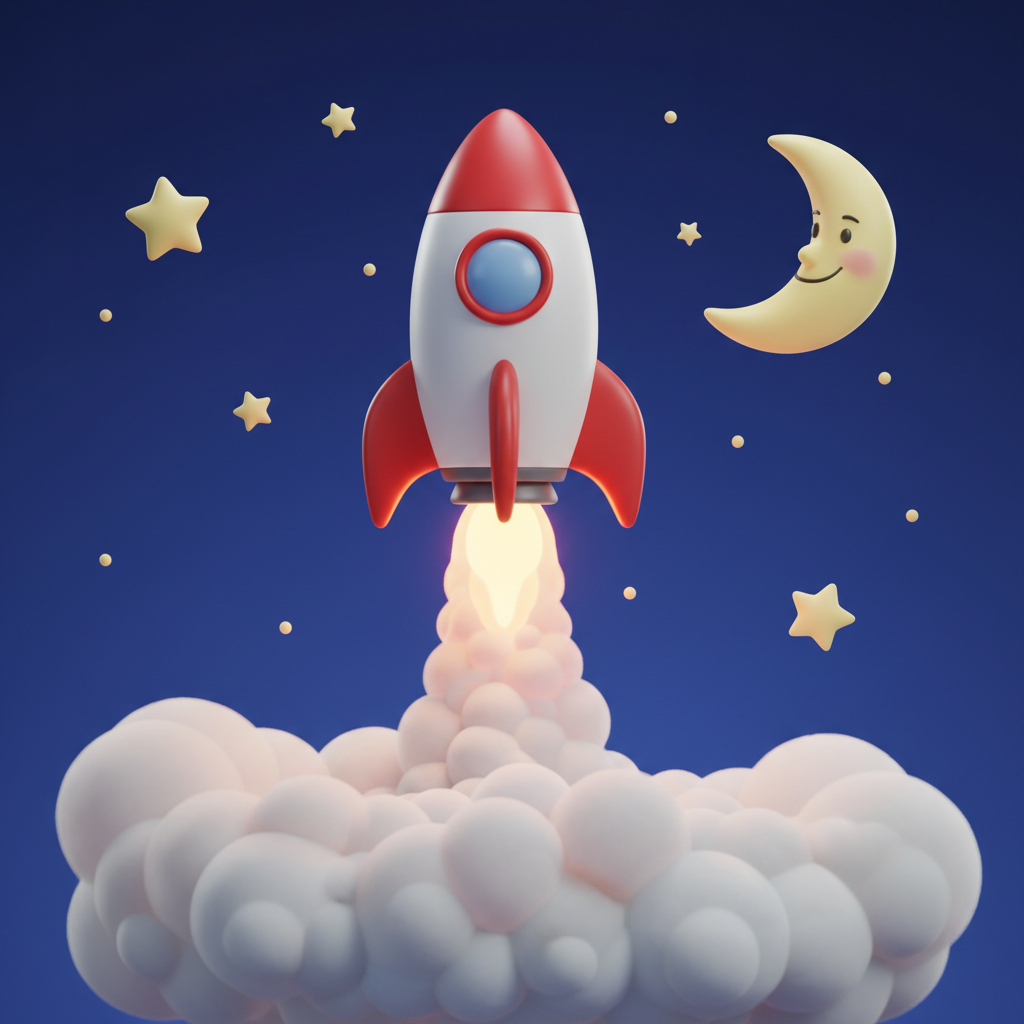 Rocket Launch Adventure — Bedtime Story for Kids