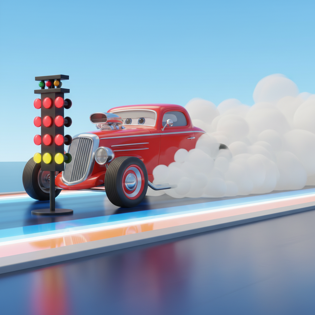 Hot Rod Racing Adventure — Bedtime Story for Kids