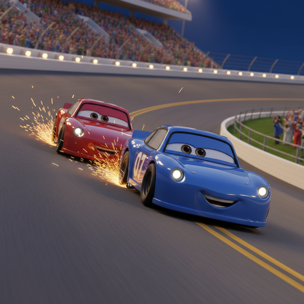 Race Track Adventure — Bedtime Story for Kids