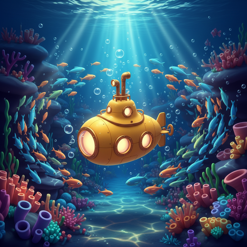 Submarine Treasure Quest — Bedtime Story for Kids